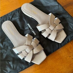 Saint Laurent tribute mules